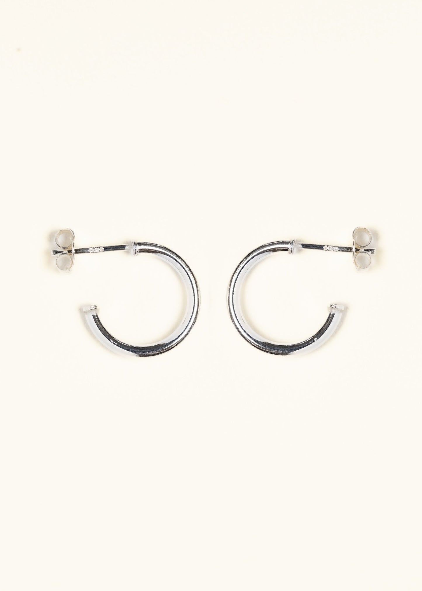 8.5mm Open Hoop Earrings - Mamma's Liquid Love