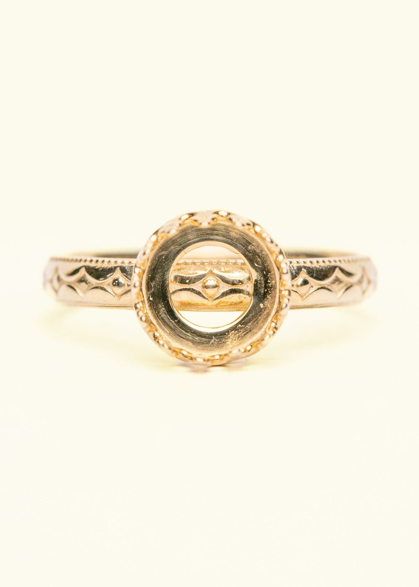 8mm Floral Elegance Ring OS - Mamma's Liquid Love