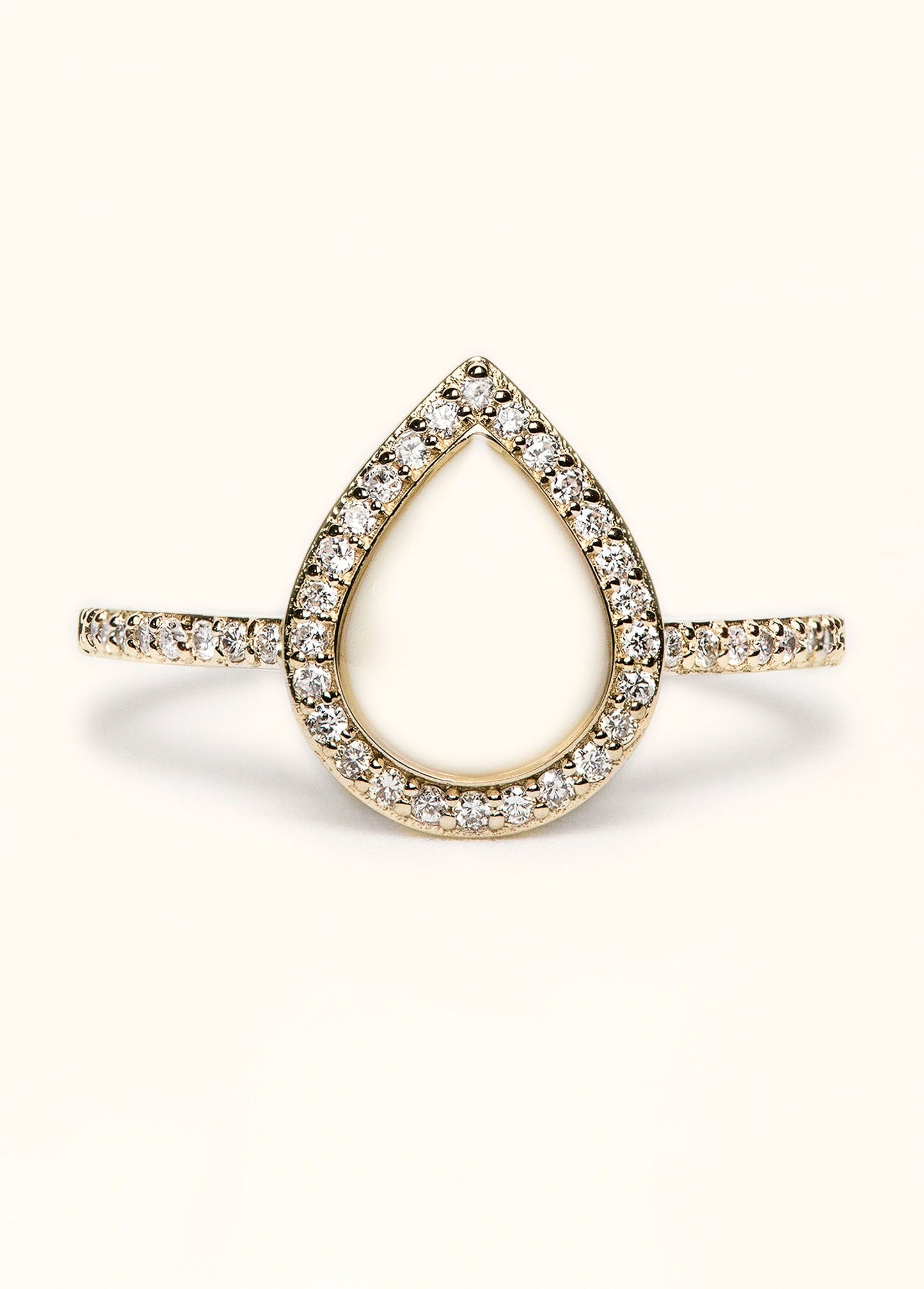 Love Drop Breastmilk Ring with Side Stones - Mamma's Liquid Love
