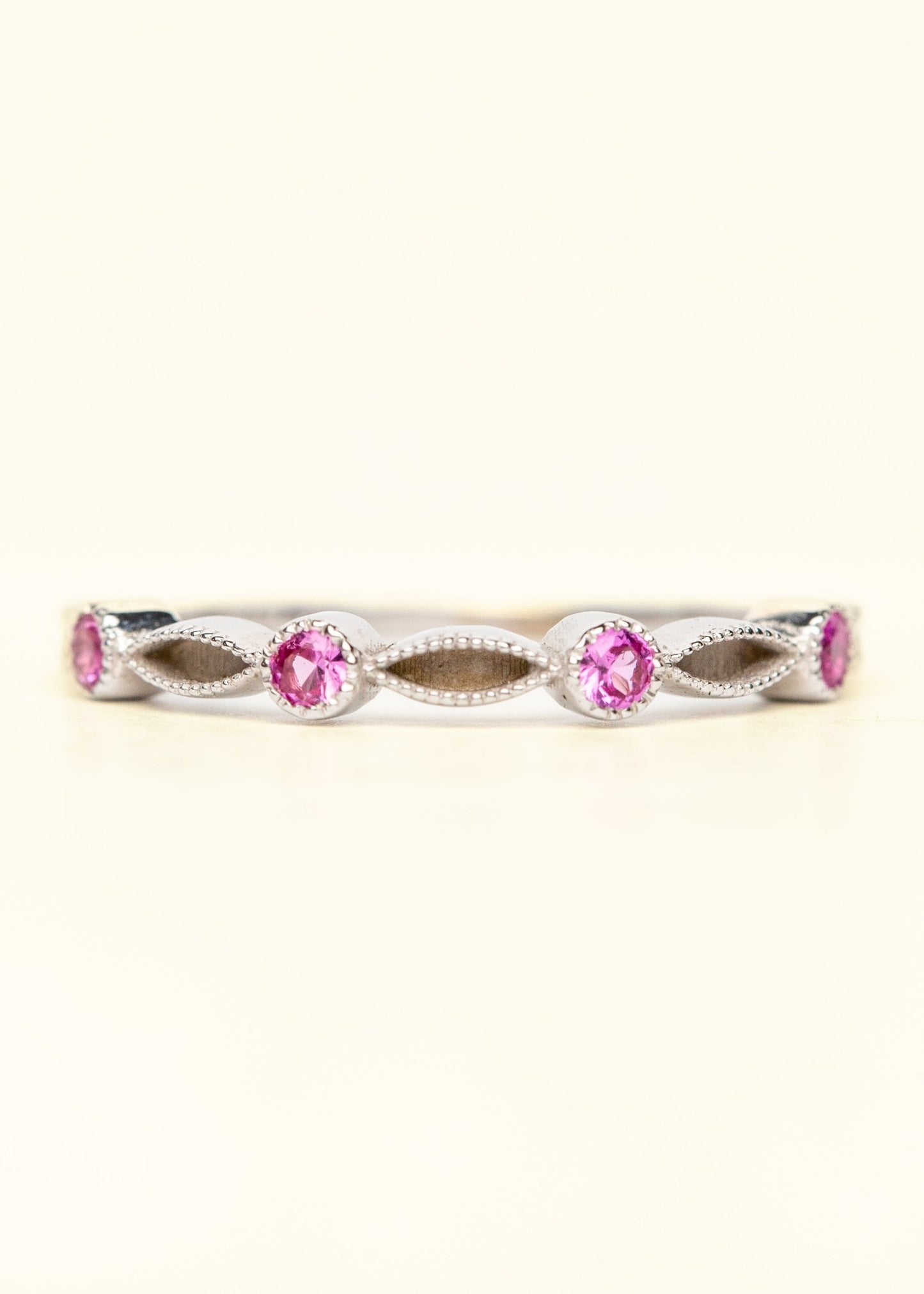 Princess Stacker Ring OS WHITE GOLD - Mamma's Liquid Love
