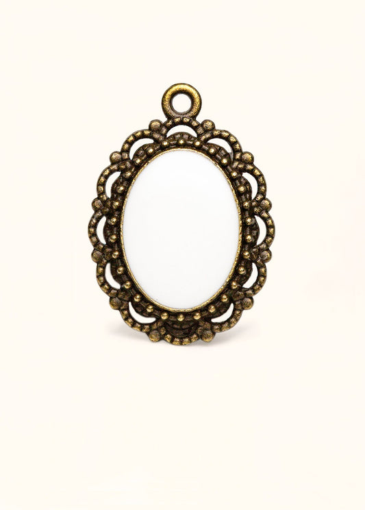 Vintage Style Breastmilk Pendant - Mamma's Liquid Love