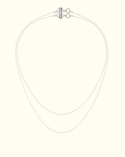 2 Layer Charm Necklace_Breastmilk_Jewelry_Keepsakes- Mamma's Liquid Love