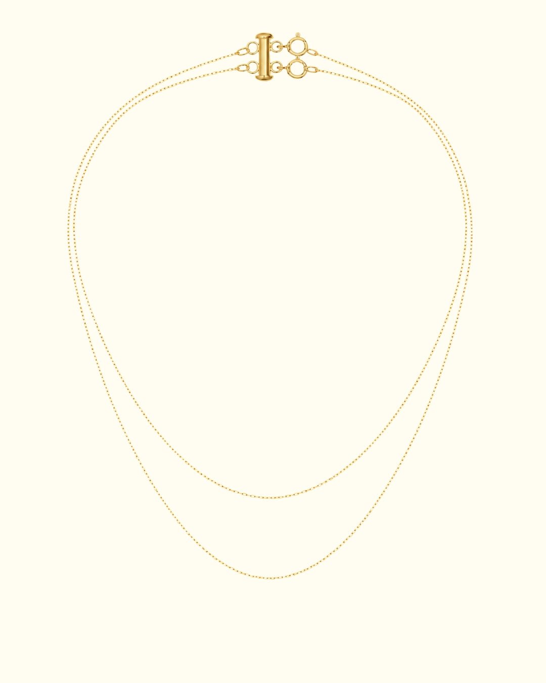 2 Layer Charm Necklace_Breastmilk_Jewelry_Keepsakes- Mamma's Liquid Love
