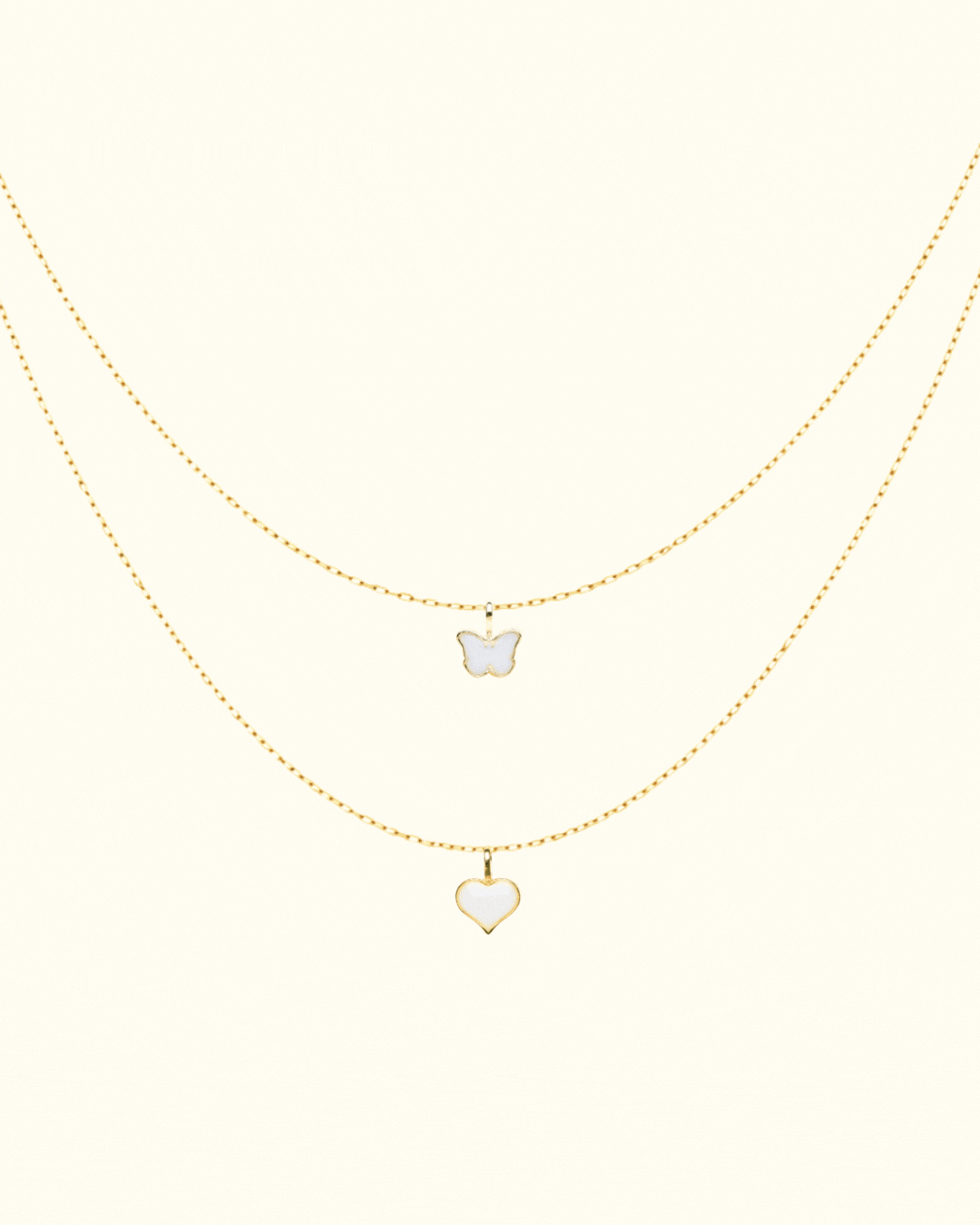 2 Layer Charm Necklace
