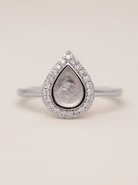 5x7 Love Drop Ring MTM_Breastmilk_Jewelry_Keepsakes- Mamma's Liquid Love