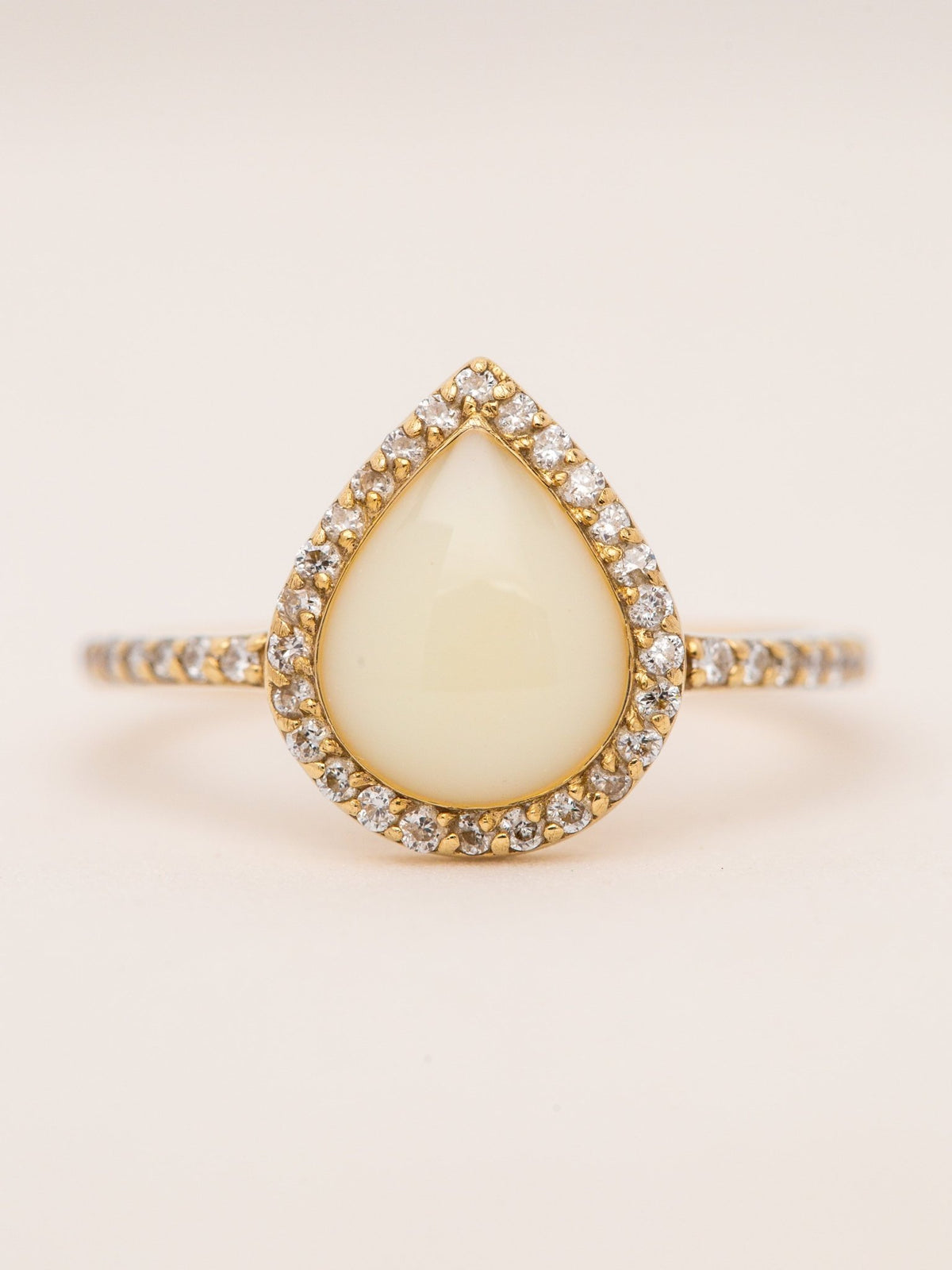 7x9 Love Drop Ring with Side Stones PI_Breastmilk_Jewelry_Keepsakes- Mamma's Liquid Love