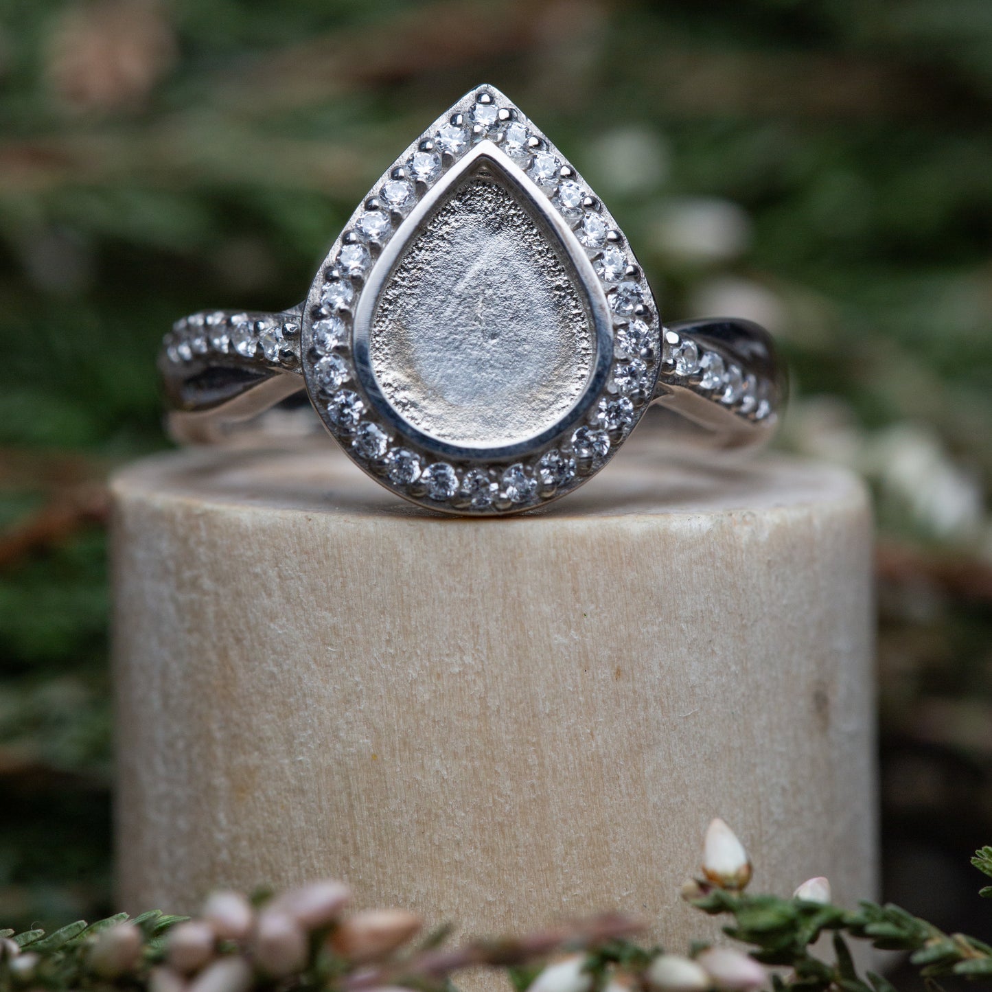 Infinite Love Drop Ring OS
