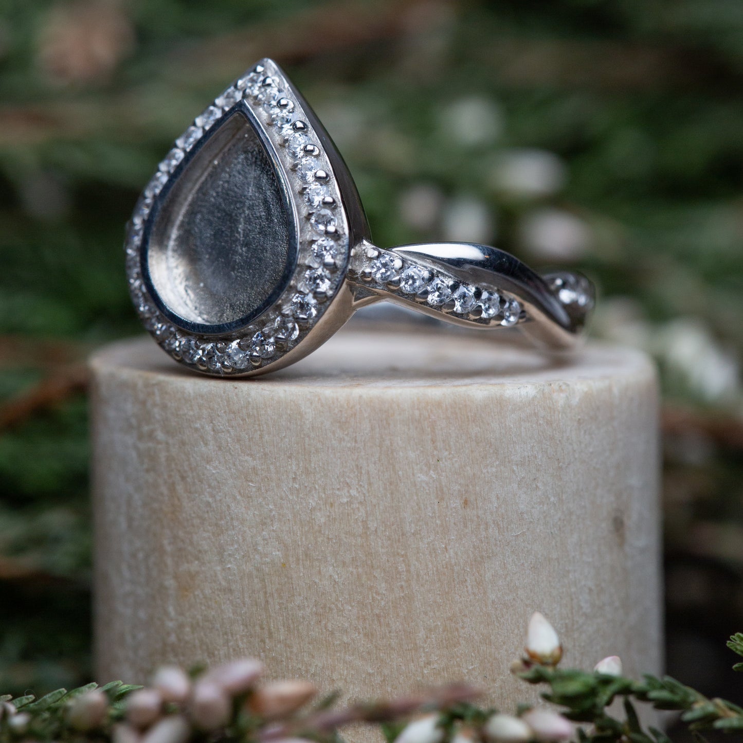 Infinite Love Drop Ring OS