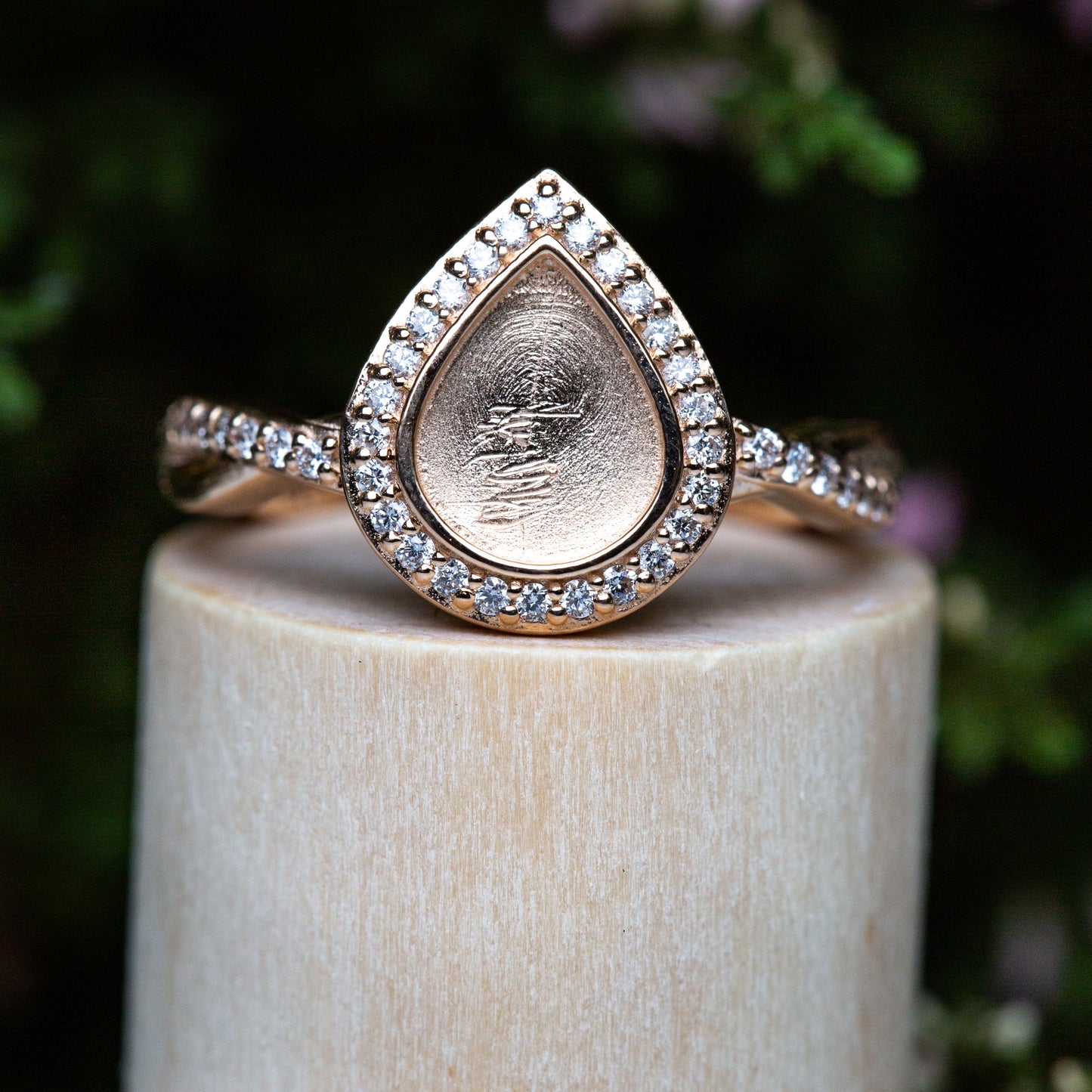 Infinite Love Drop Ring OSVB
