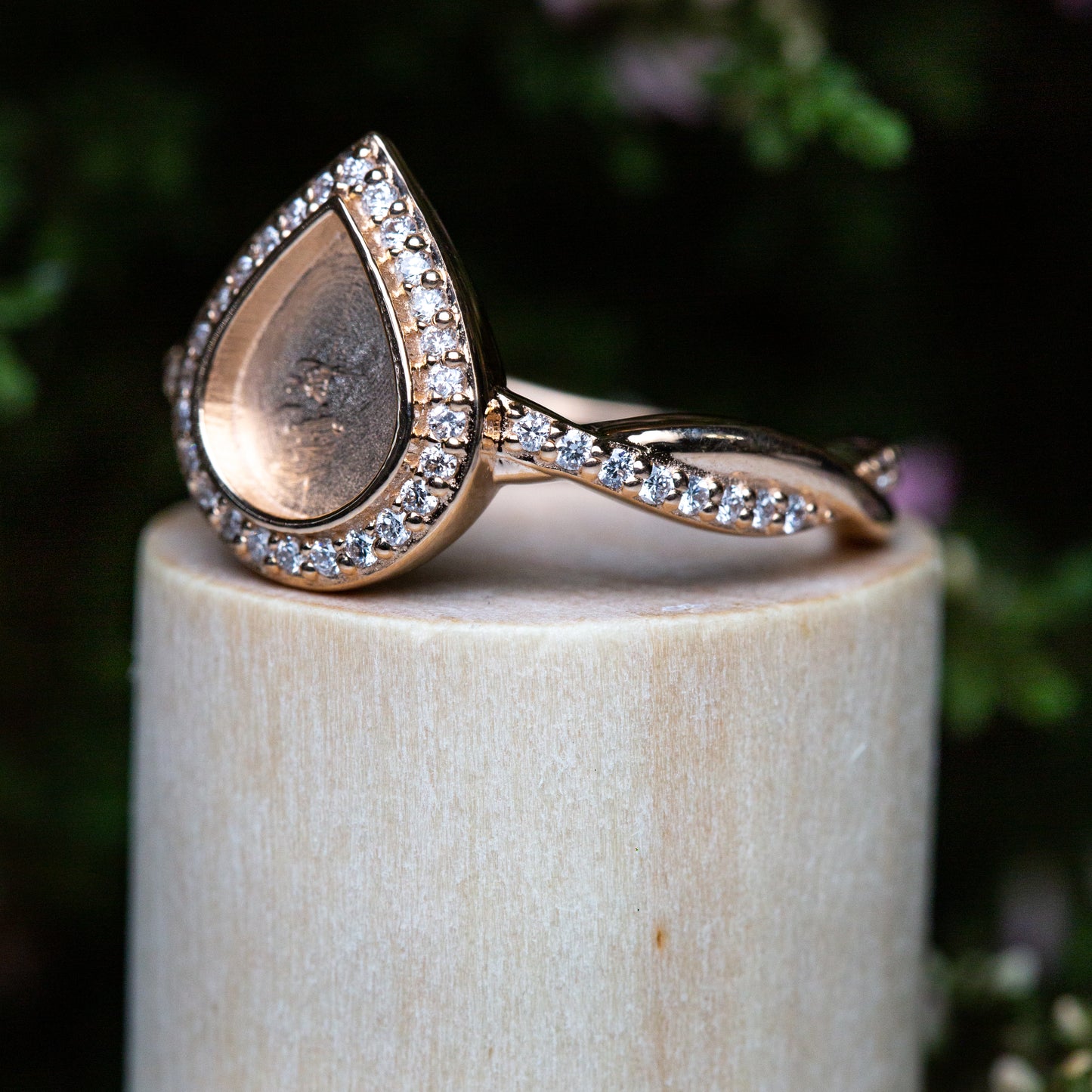 Infinite Love Drop Ring OSVB
