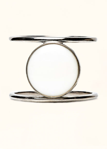 Double Stranded Full Moon Ring
