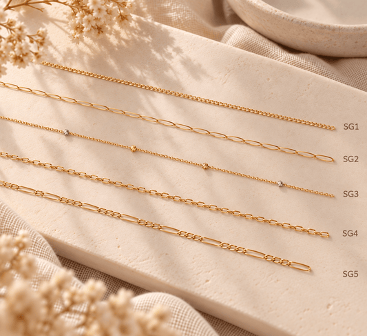 3 Layer Bracelet Stack | 14k Solid Gold_Breastmilk_Jewelry_Keepsakes- Mamma's Liquid Love