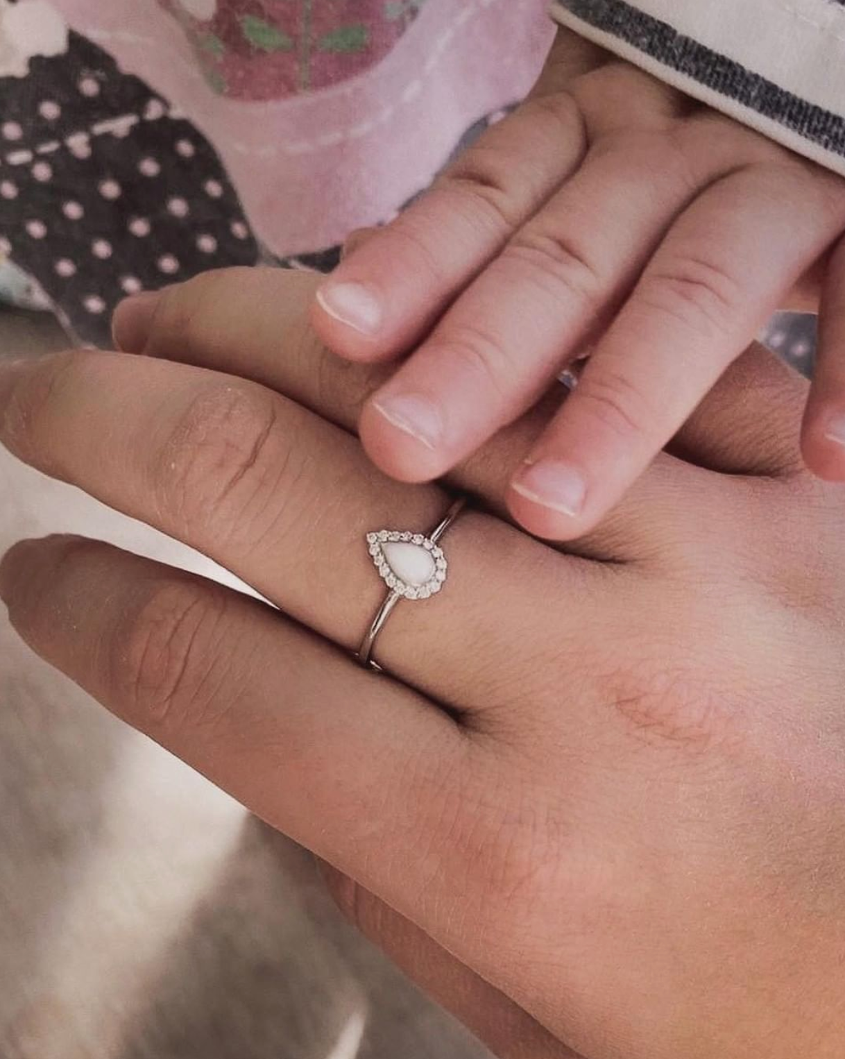 Teardrop 2025 silhouette ring