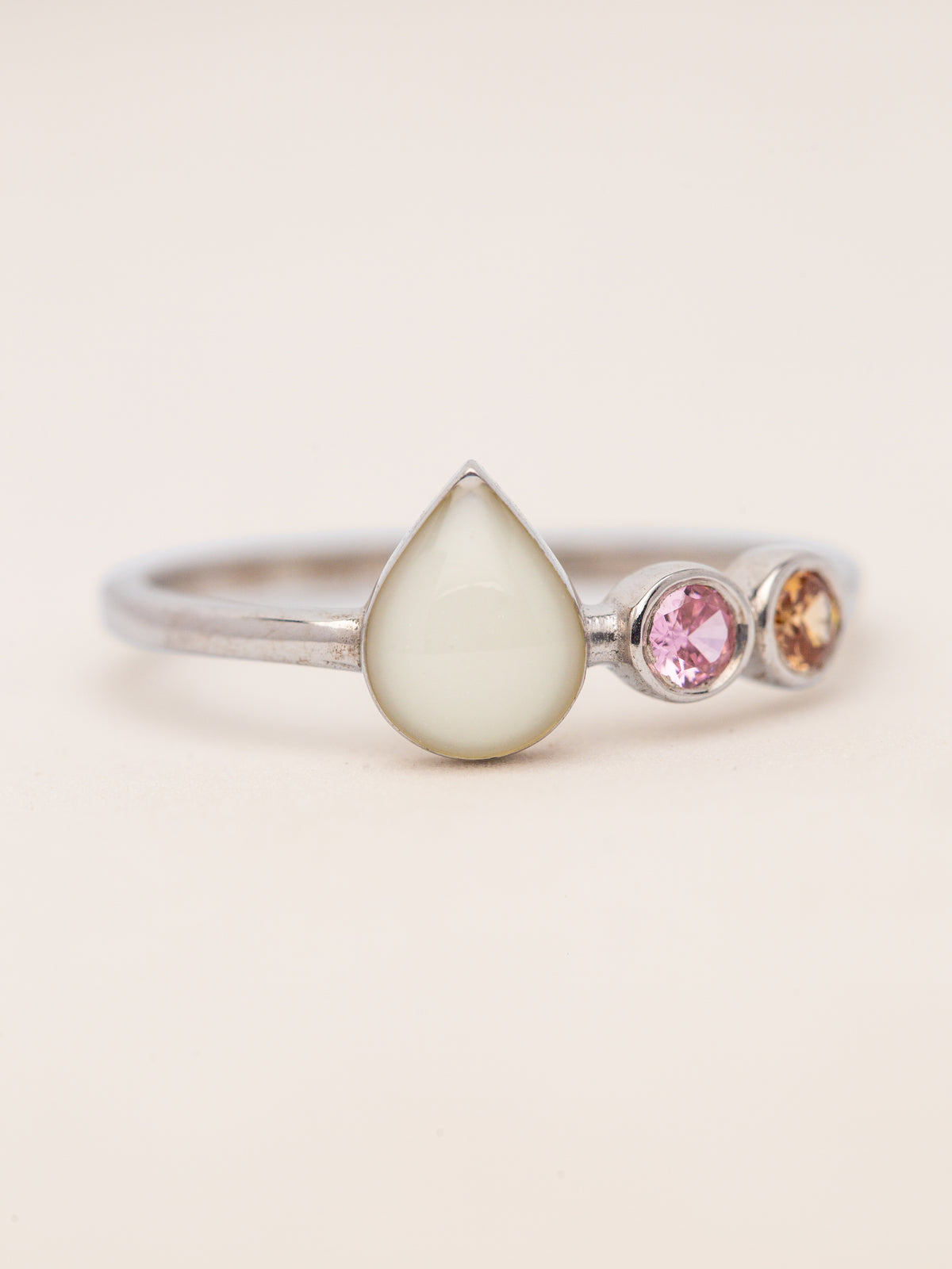 Liquid Gold Drop with Birthstones PI