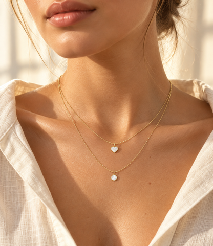 2 Layer Charm Necklace