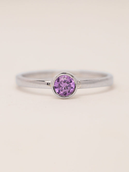 Birthstone Stacker Ring MTM_Breastmilk_Jewelry_Keepsakes- Mamma's Liquid Love