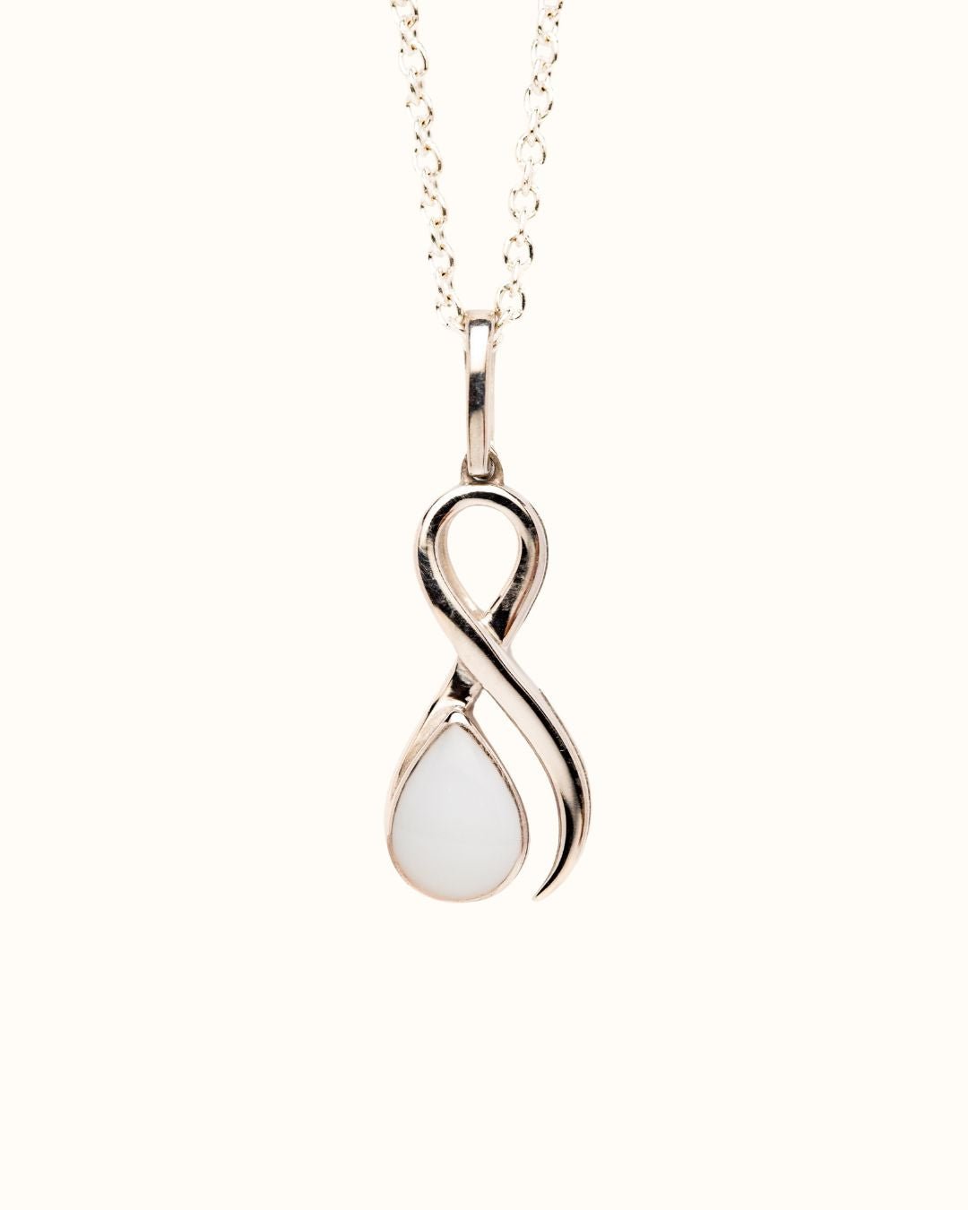 Breast cancer awareness breast milk keepsake pendant in sterling silver, handcrafted awareness ribbon design