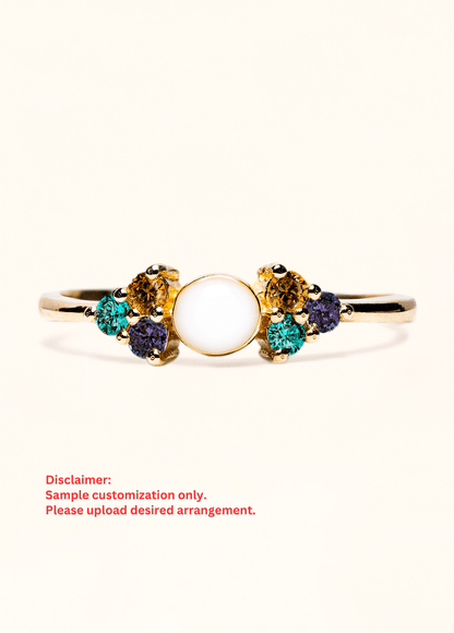 Center of My Universe Breastmilk Ring - Mamma's Liquid Love