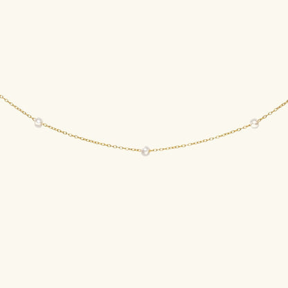 Dainty Pearl Chain Necklace - Mamma's Liquid Love