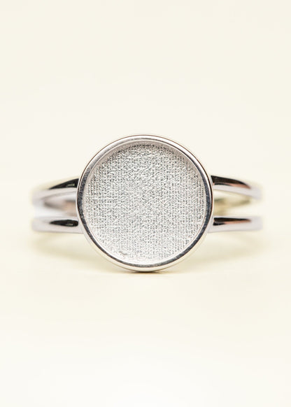 Double Stranded Beauty Ring - 10mm bezel OS - Mamma's Liquid Love