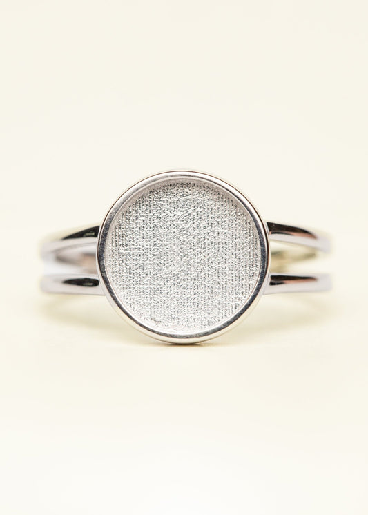 Double Stranded Beauty Ring - 10mm bezel OS - Mamma's Liquid Love