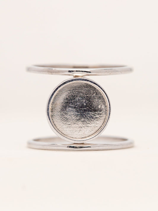 Double Stranded Full Moon Ring MTM_Breastmilk_Jewelry_Keepsakes- Mamma's Liquid Love