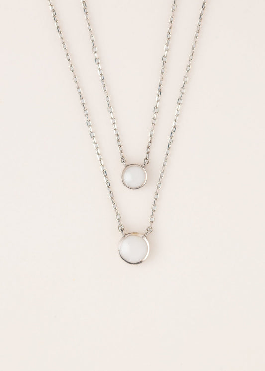 Double Stranded Necklace PI_Breastmilk_Jewelry_Keepsakes- Mamma's Liquid Love