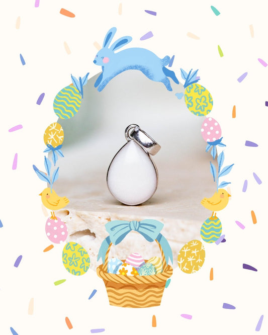 Easter Egg: Liquid Gold Drop Pendant 🐣_Breastmilk_Jewelry_Keepsakes - Mamma's Liquid Love