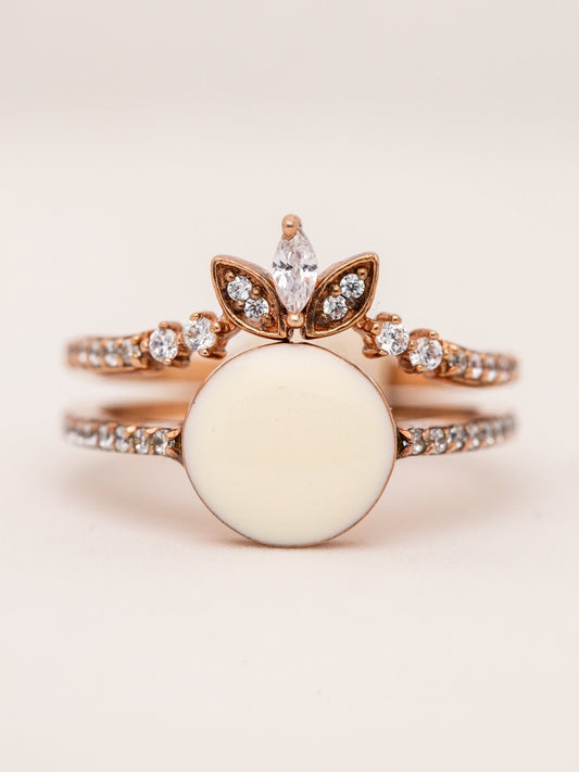 Enchanted Ring Set PI_Breastmilk_Jewelry_Keepsakes- Mamma's Liquid Love