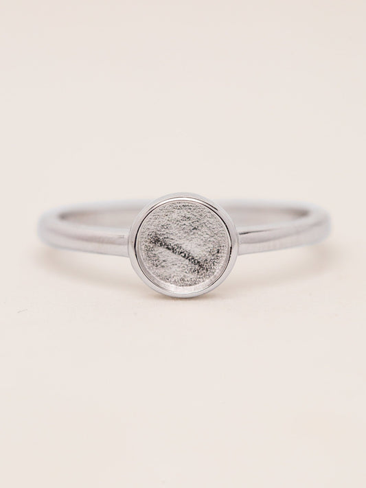 Full Moon Ring MTM_Breastmilk_Jewelry_Keepsakes- Mamma's Liquid Love