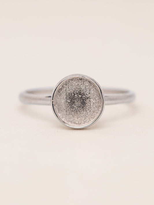 Full Moon Ring MTM_Breastmilk_Jewelry_Keepsakes- Mamma's Liquid Love