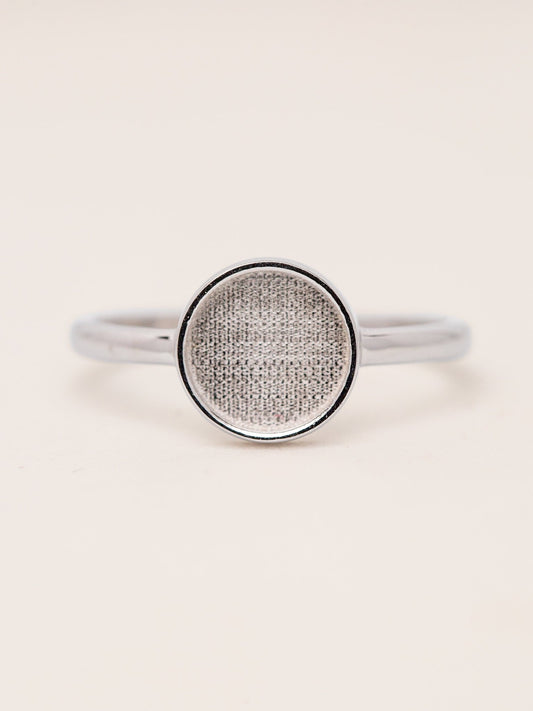 Full Moon Ring MTM_Breastmilk_Jewelry_Keepsakes- Mamma's Liquid Love