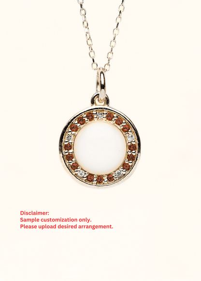 Glowing Halo Breastmilk Pendant - Mamma's Liquid Love