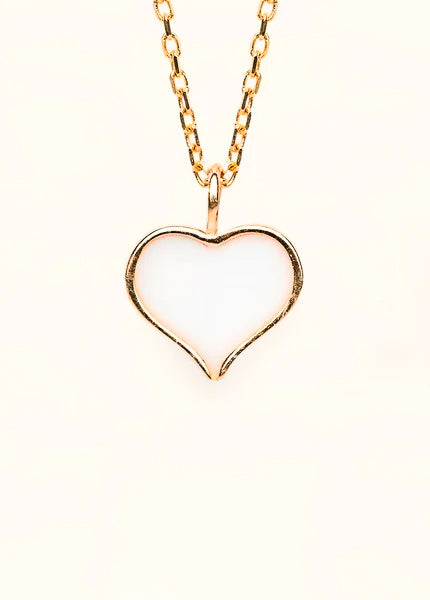 Full Moon Ornament + Petite Heart Charm
