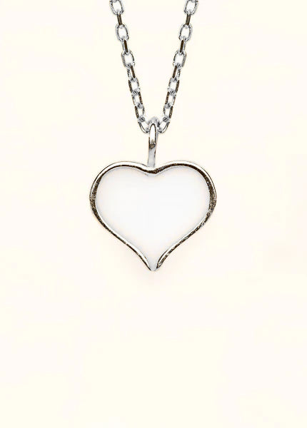 Full Moon Ornament + Petite Heart Charm
