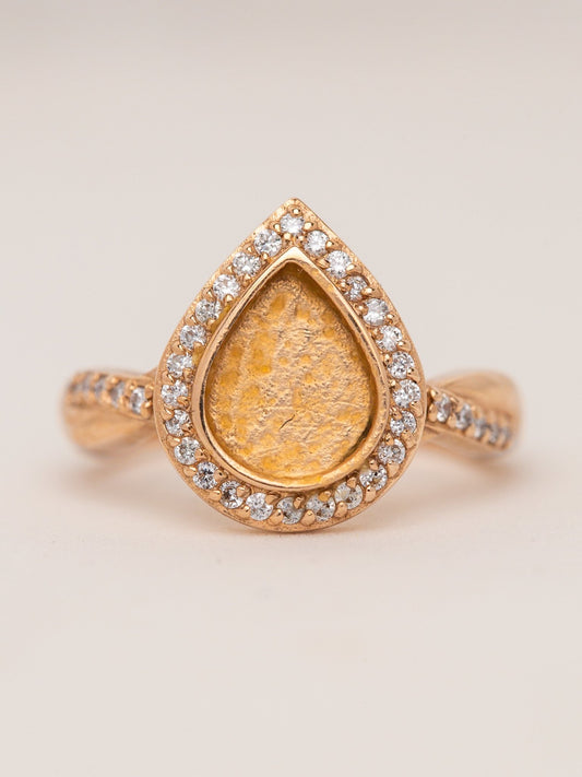 Infinite Love Drop Ring MTM_Breastmilk_Jewelry_Keepsakes- Mamma's Liquid Love