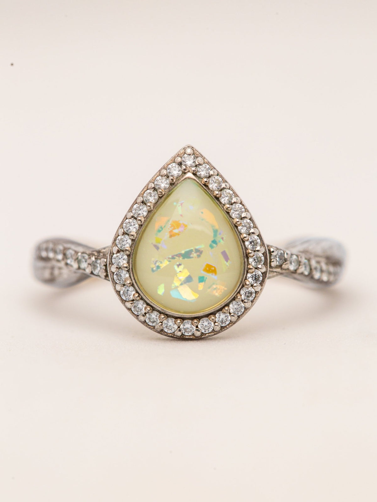 Infinite Love Drop Ring PI_Breastmilk_Jewelry_Keepsakes- Mamma's Liquid Love