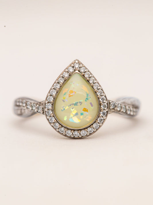 Infinite Love Drop Ring PI_Breastmilk_Jewelry_Keepsakes- Mamma's Liquid Love