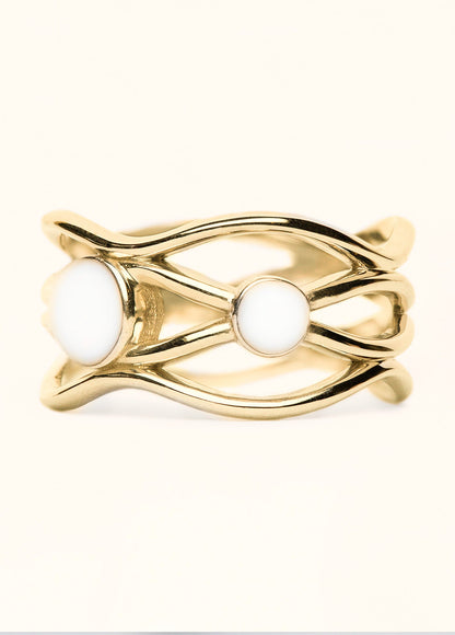 Intertwined Breastmilk Ring - Mamma's Liquid Love