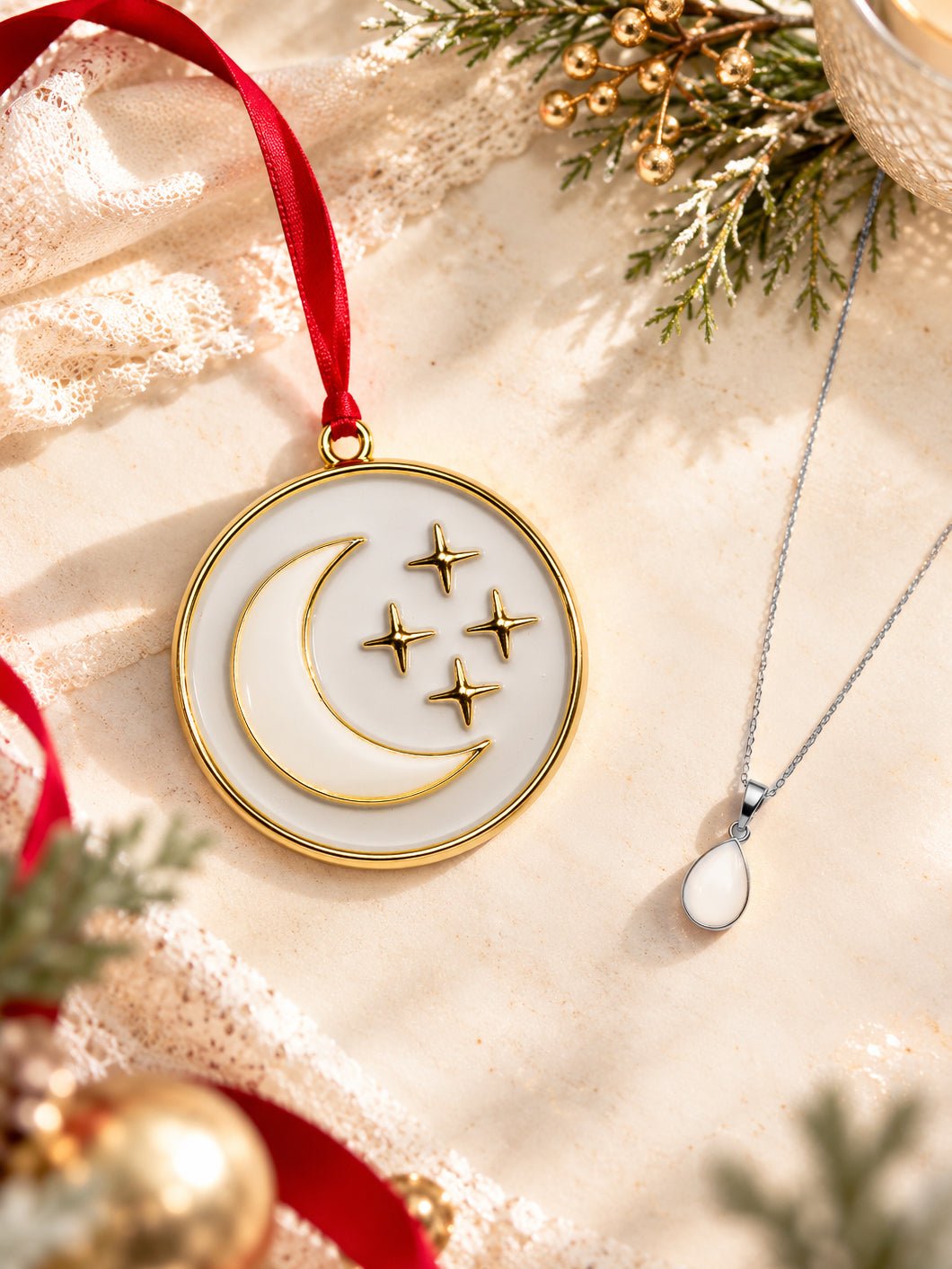 Liquid Gold Drop Pendant + Ornament_Breastmilk_Jewelry_Keepsakes- Mamma's Liquid Love
