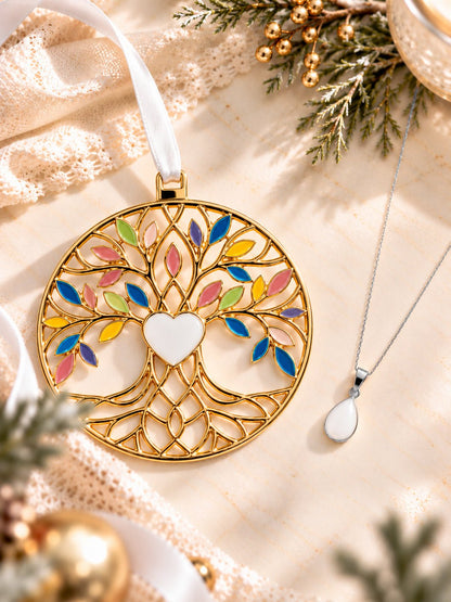 Liquid Gold Drop Pendant + Ornament_Breastmilk_Jewelry_Keepsakes- Mamma's Liquid Love