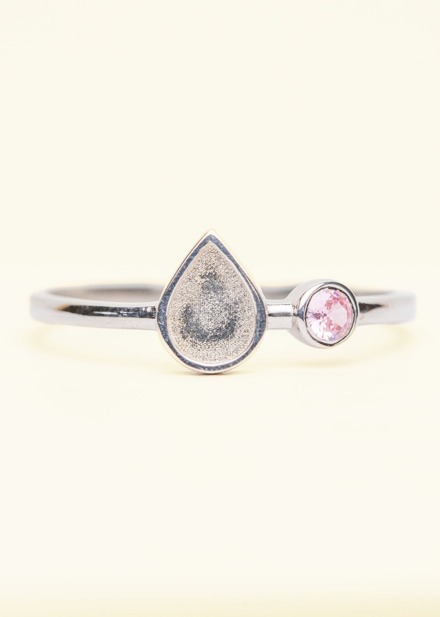 Liquid Gold Drop Ring with Birthstones OS - Mamma's Liquid Love
