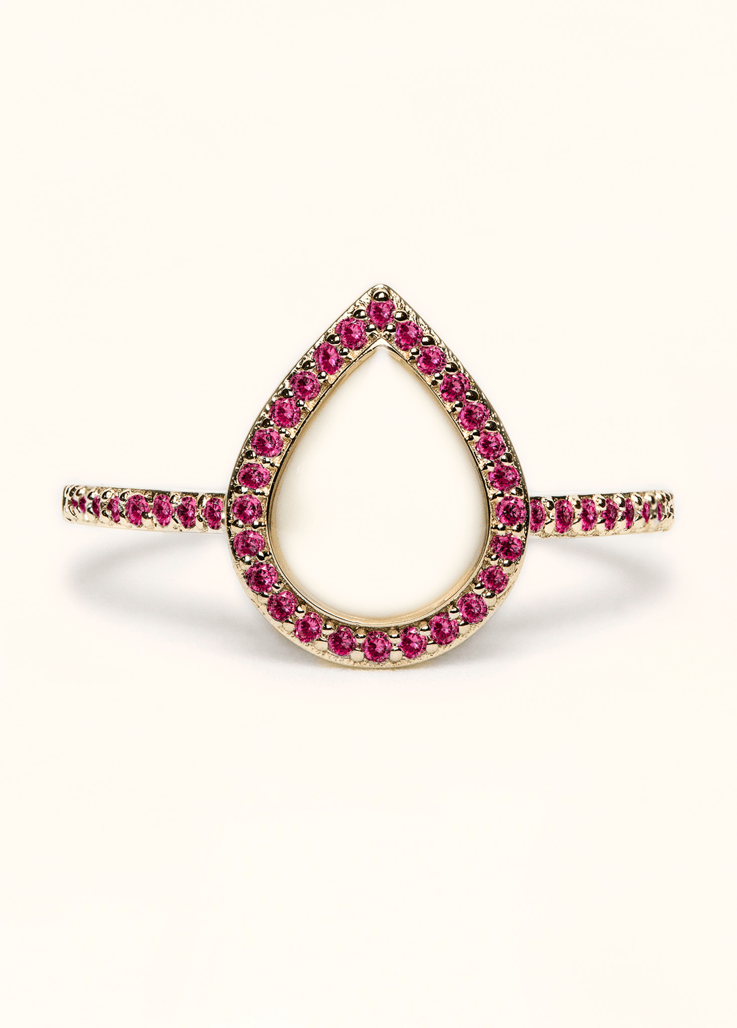 Love Drop Breastmilk Ring with Side Stones - Mamma's Liquid Love