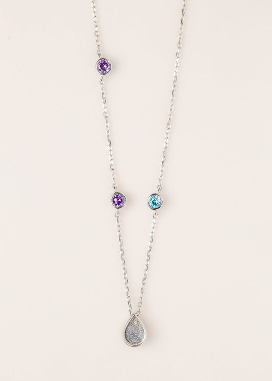 Milk Drop Family Necklace MTM_Breastmilk_Jewelry_Keepsakes- Mamma's Liquid Love