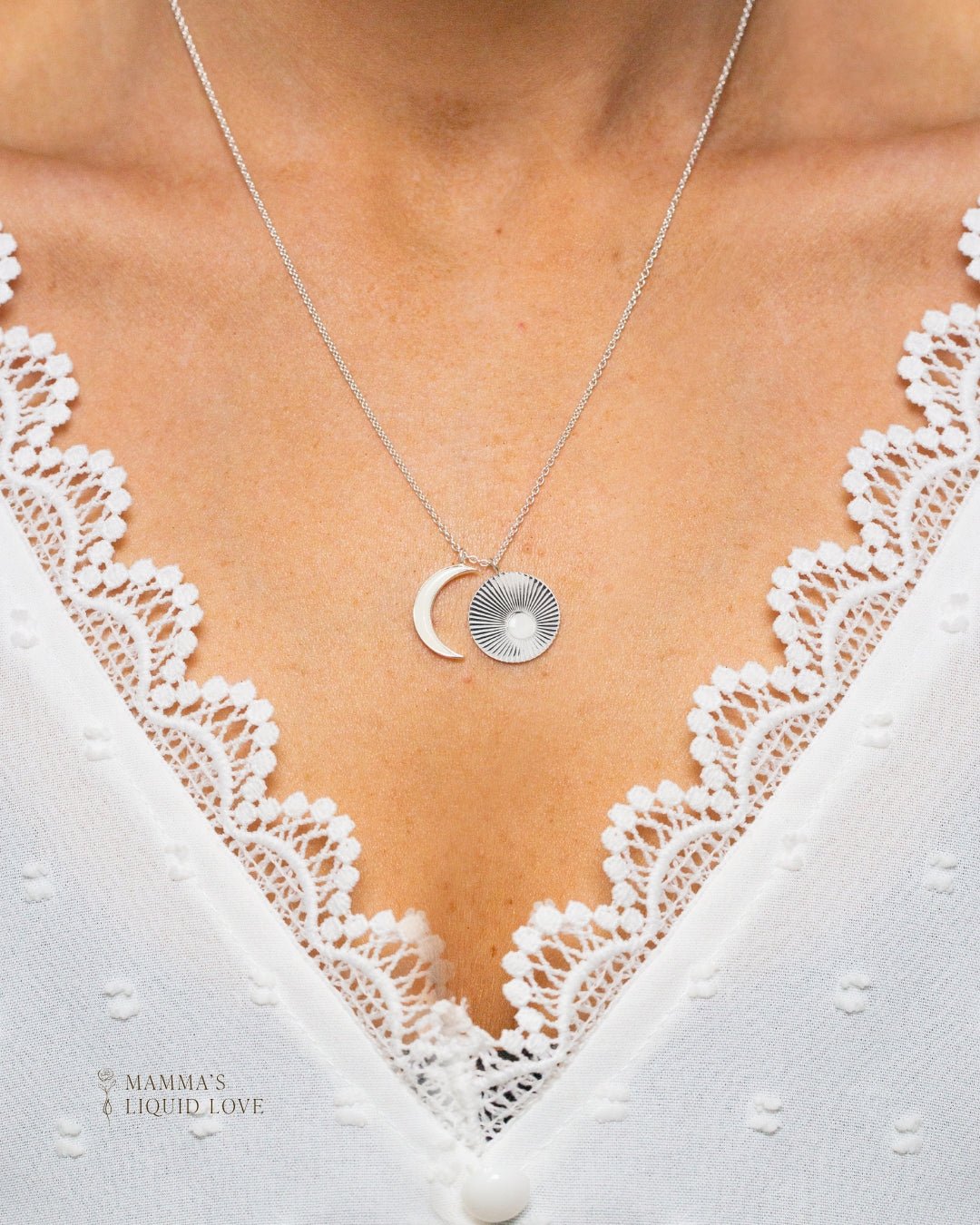 My Sun and My Moon Set_Breastmilk_Jewelry_Keepsakes - Mamma's Liquid Love