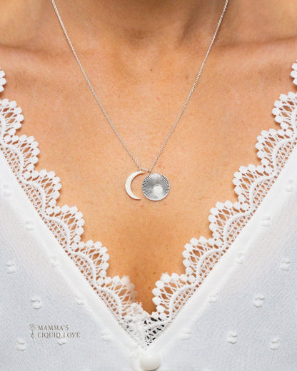 My Sun and My Moon Set_Breastmilk_Jewelry_Keepsakes - Mamma's Liquid Love