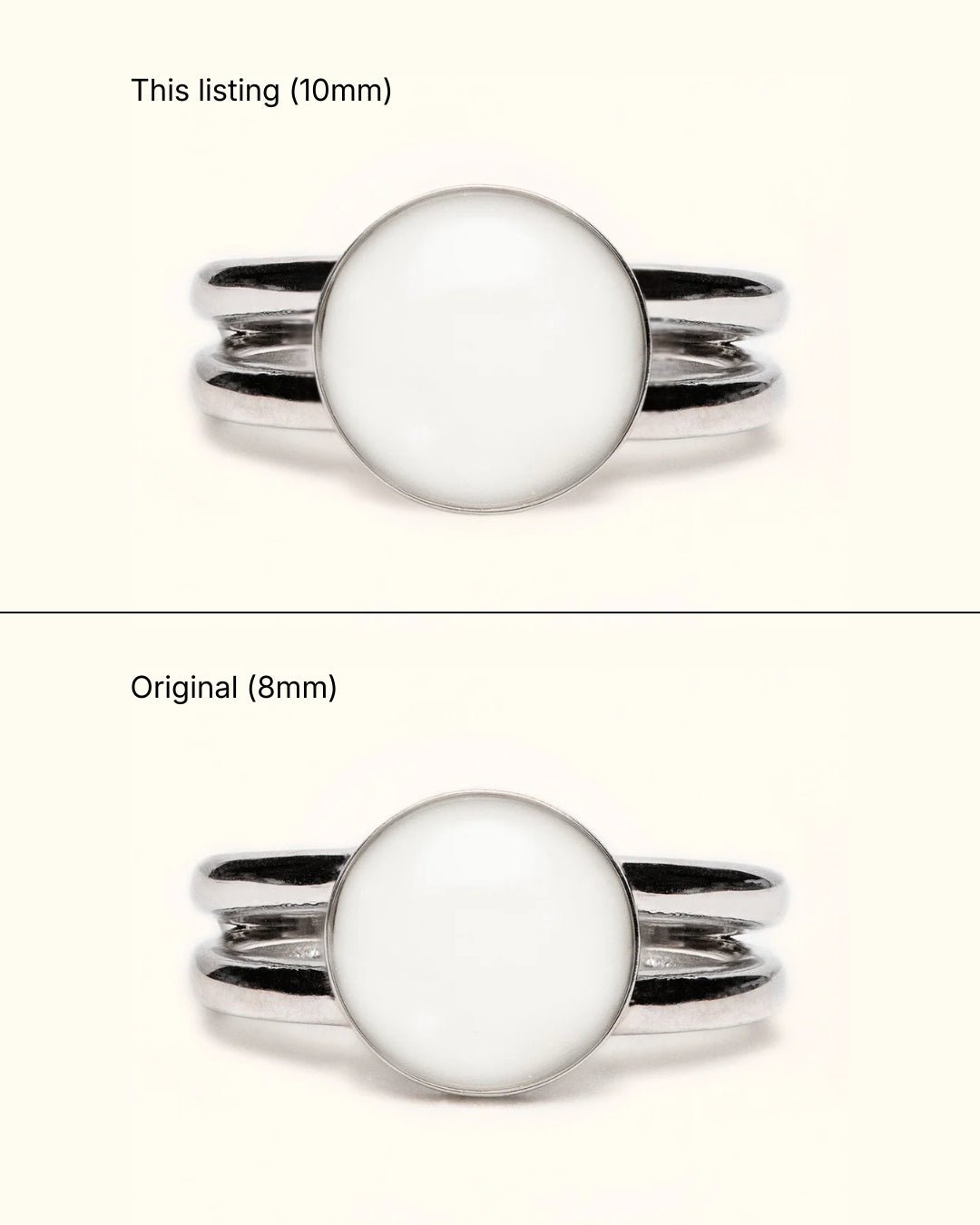 ONE DAY STEAL: 10mm Double Stranded Beauty Ring_Breastmilk_Jewelry_Keepsakes - Mamma's Liquid Love