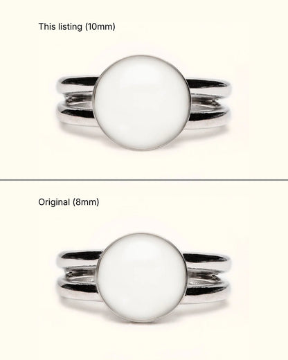 ONE DAY STEAL: 10mm Double Stranded Beauty Ring_Breastmilk_Jewelry_Keepsakes - Mamma's Liquid Love