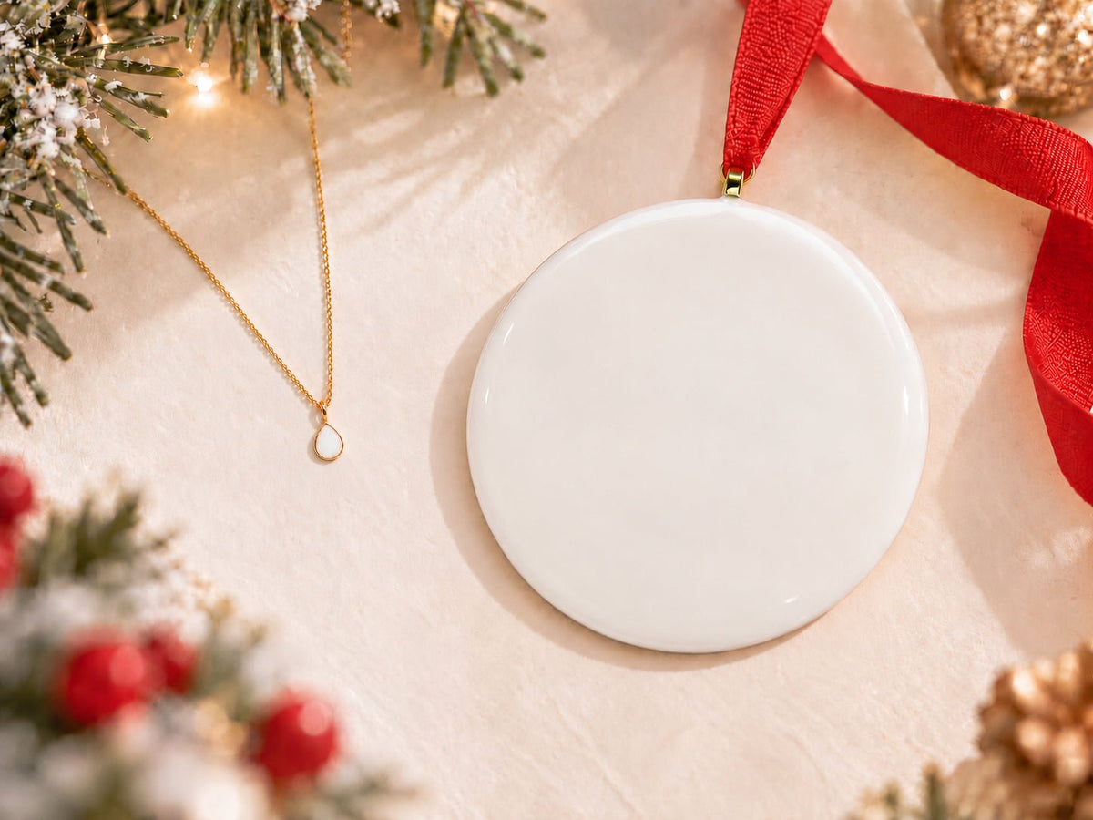 Petite Charm + Full Moon Ornament_Breastmilk_Jewelry_Keepsakes- Mamma's Liquid Love