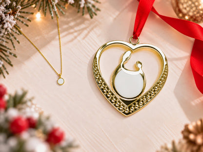 Petite Charm + Unbreakable Bond Ornament_Breastmilk_Jewelry_Keepsakes- Mamma's Liquid Love